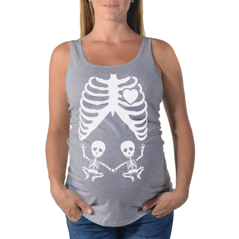 Halloween Pregnant Skeleton Twins Baby Xray Costume - Halloween ...
