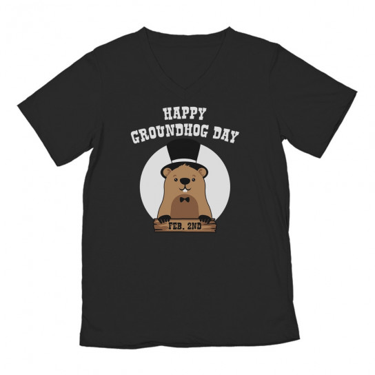 Happy Groundhog Day Cute Holiday