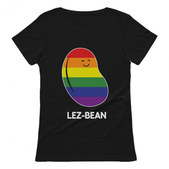 Lez-bean Rainbow Flag - LGBT / Gay Pride - Greenturtle