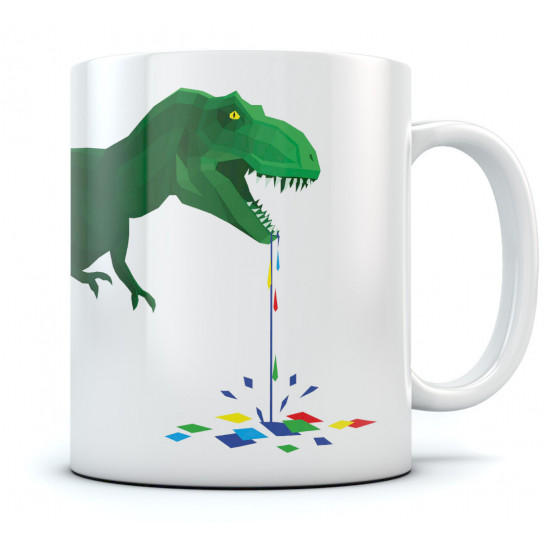 Chrome Dino – Offline T-Rex 11 oz Ceramic Mug Chrome Dino – Offline T-Rex  Mugs