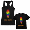 Gay & Lesbian Ice Cream Pride Flag Parent and Child Set